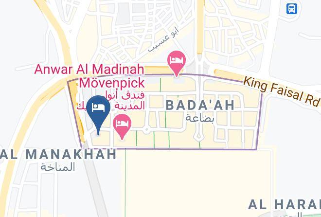 Medina - Tabah Towers Hotel Maps