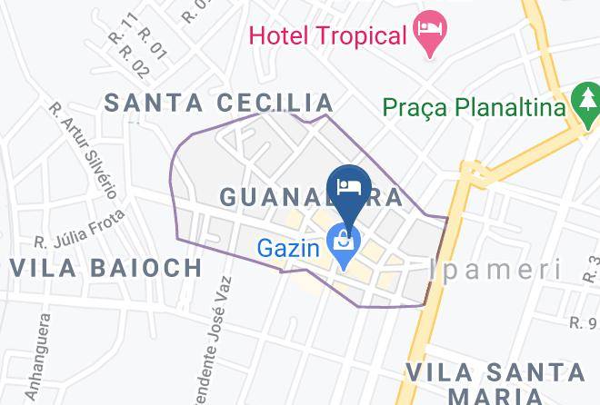 Tabajara Hotel Map