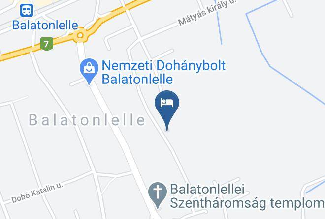 Balatonlelle - Taban Hotel Maps