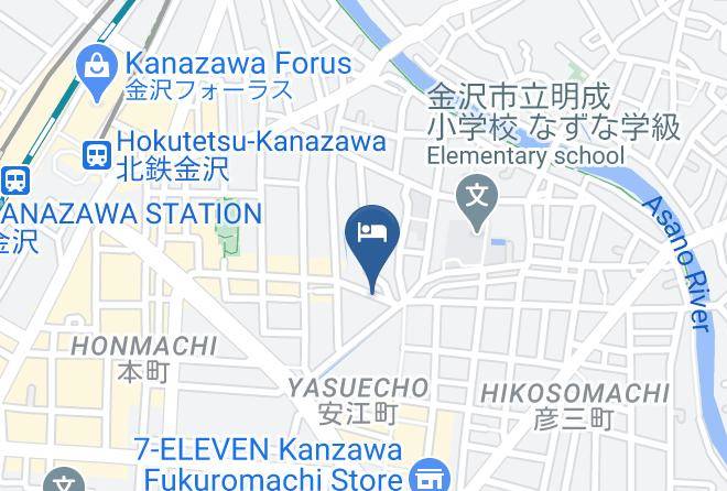 Kanazawa City - Tabi No Yado Kasaya Maps