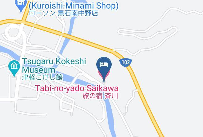 Kuroishi City - Tabi No Yado Saikawa Maps