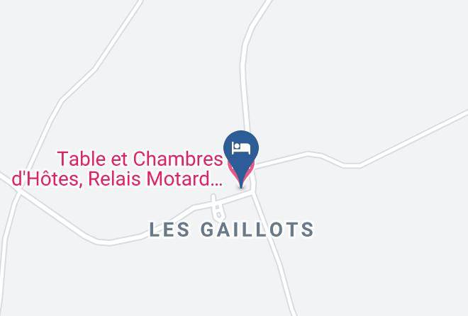 Nievre - Table Et Chambres D'hotes Relais Motard Les Gaillotins Maps