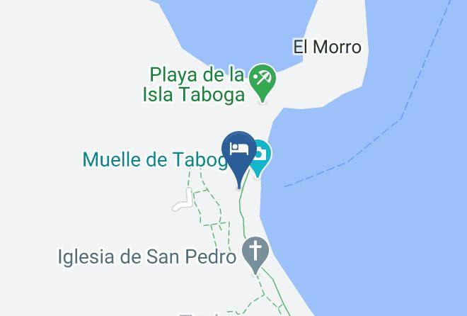 Taboga Palace Spa Hotel Carta Geografica - Panama - Taboga