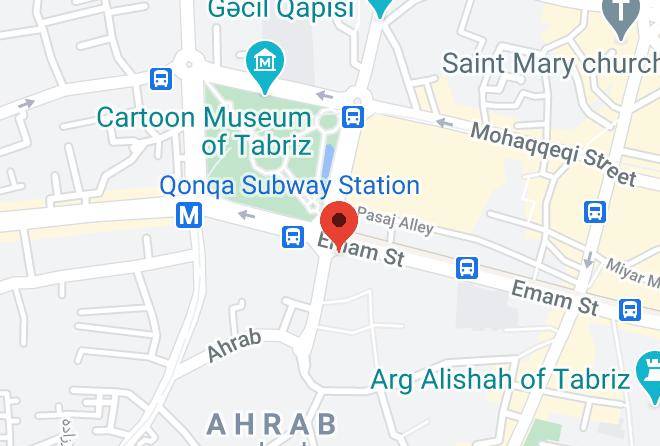 Tabriz Morvarid Hotel Map