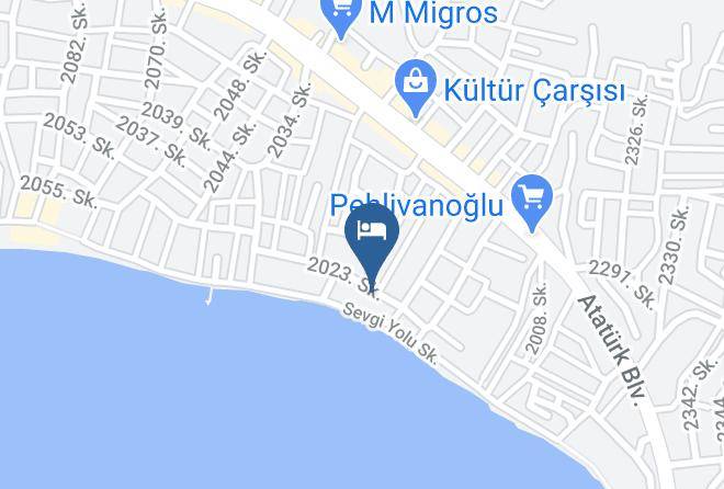 Menderes - Tac Motel Hotel Maps