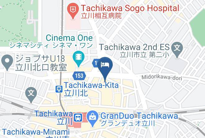 Tachikawa City - Tachikawa Grand Hotel Maps