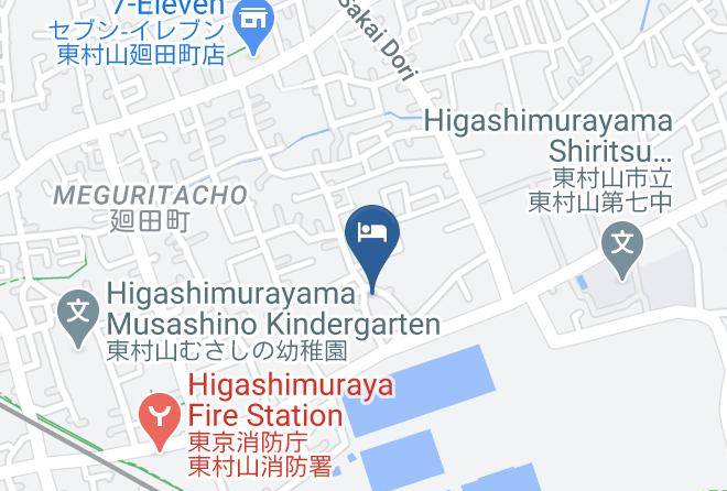 Higashimurayama City - Tachikawa Hotel Maps