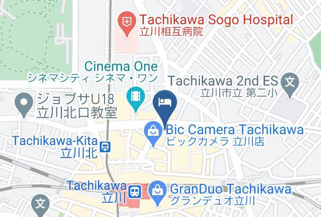 Tachikawa City - Tachikawa Regent Hotel Maps