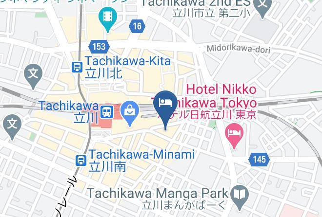 Tachikawa City - Tachikawa Urban Hotel Maps