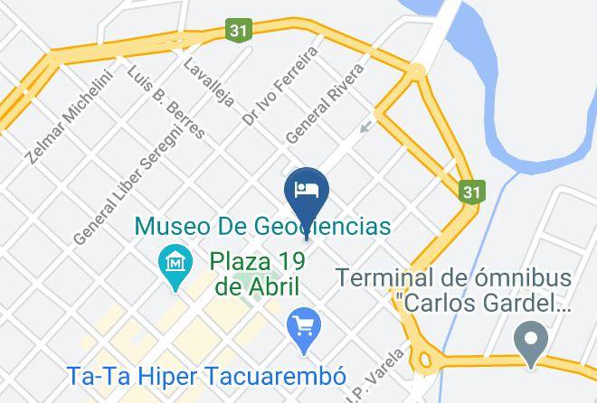 Tacuarembo - Tacuarembo Hotel Maps