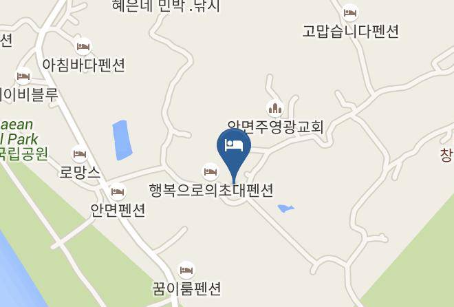 Taean Just Like Beginning Pension Carta Geografica - Chungcheongnamdo - Taeangun