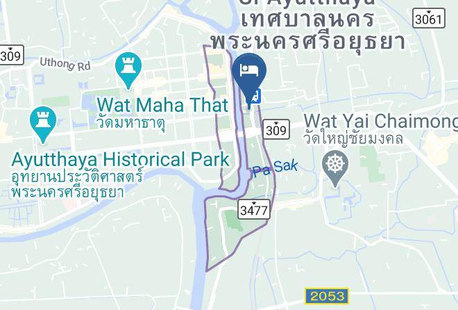 Amphoe Phra Nakhon Si Ayutthaya - Taevaraj Place Maps