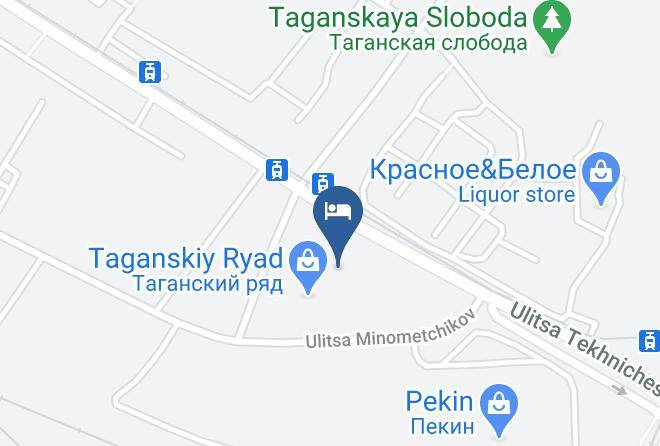 Yekaterinburg - Taganskaya Hotel Maps