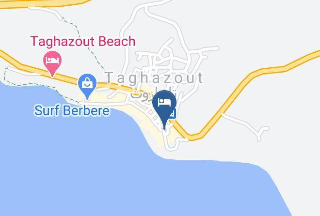 Souss Massa Draa - Taghazout Sea Surf Hotel Maps