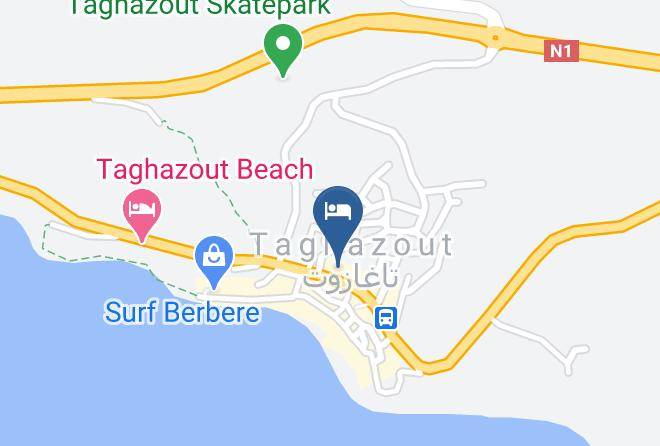 Taghazout Surf Waves Carte - Souss Massa Draa