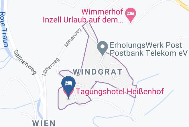 Tagungshotel Heisenhof Map