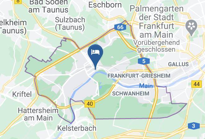 Frankfurt Am Main - Tagungshotel Hochster Hof Frankfurt Maps