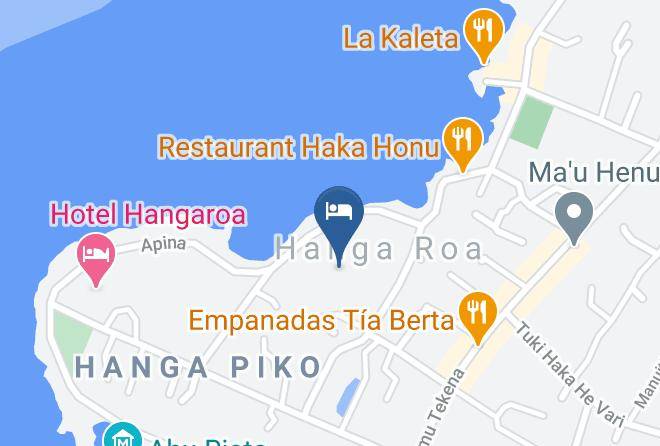 Easter Island - Taha Tai Hotel Maps