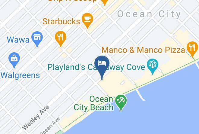 Cape May - Tahiti Inn Maps
