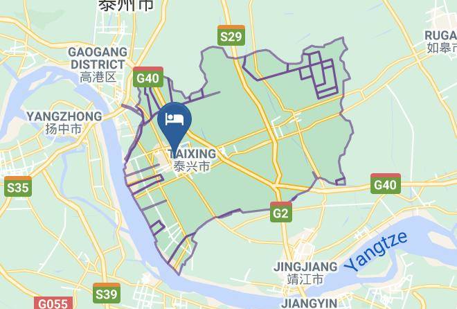 Taizhou - Tai Xing Liu Jia Bin Guan Maps