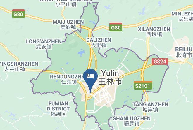 Yulin - Tai Yang Cheng Hotel Maps
