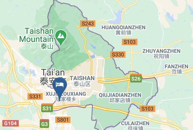 Taian Lijing Xintiandi Hotel Map