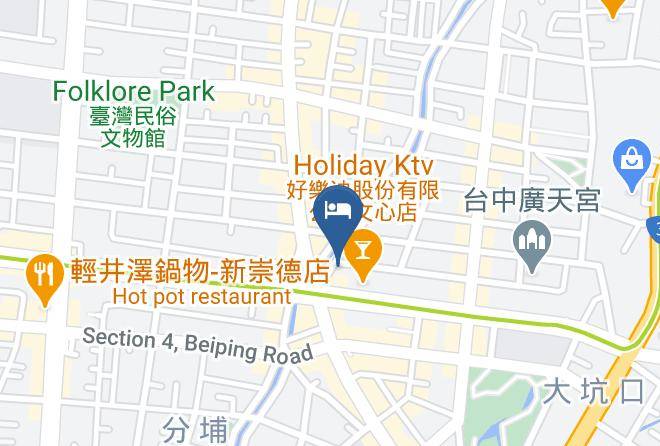 Taichung Charming City Hotel Map