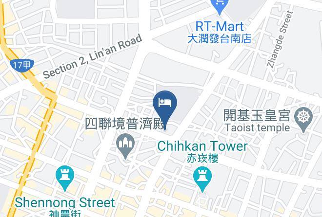 North District Five Channels Harbor - Tainan Fushin Hotel Maps