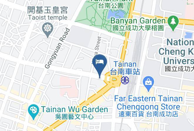 West Central District - Tainan Hotel Maps