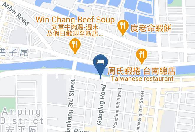 Anping District - Tainan Wei Yat Grand Hotel Maps