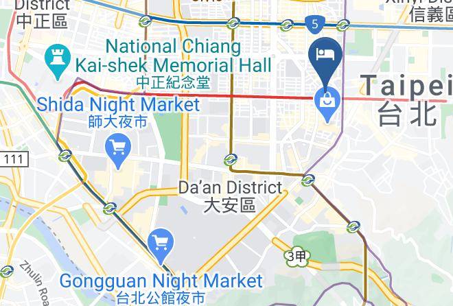 Da An District - Taipei Charming City Hotel Maps