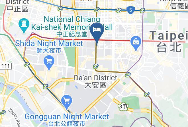 Taipei Fullerton Hotel Fuxing South Map