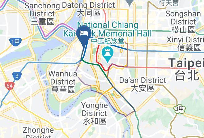 Zhongzheng District - Taipei Heroes Square Hotel Maps