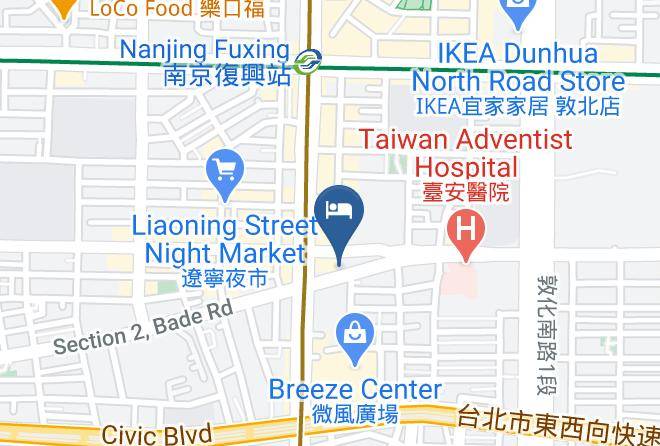 Songshan District - Taipei Hotel B Maps