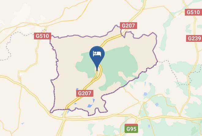 Xilin Gol League - Taipu Temple Flag Juhaifu Hotel Maps