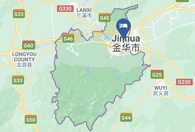 Jinhua - Tairui Hotel Maps