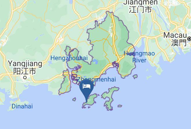 Taishan Xiachuan Qianfan Biwan Hotel Map