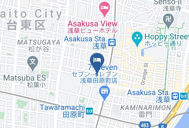 Taito Ward - Taito Ryokan Maps