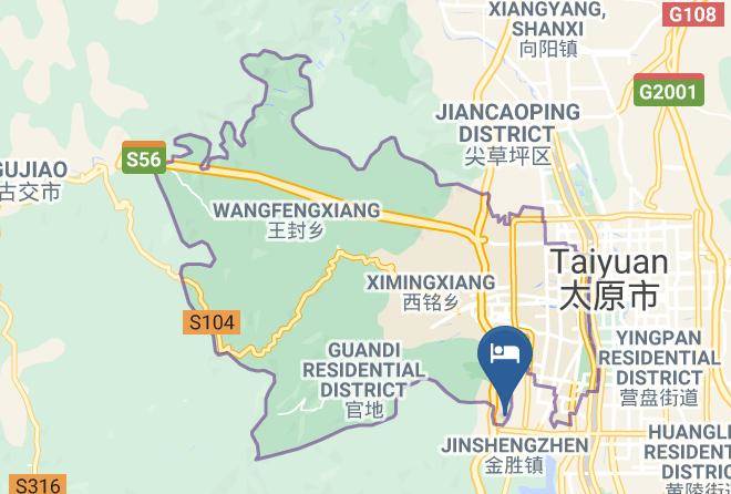 Taiyuan - Taiyuan Longyin Hot Spring Resort Hotel Maps