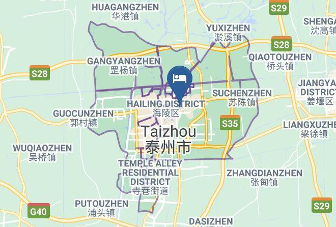 Taizhou - Taizhou Hotel South Gate Maps