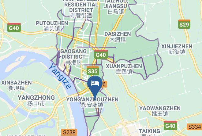 Taizhou - Taizhou Huaqiao Hotel Maps