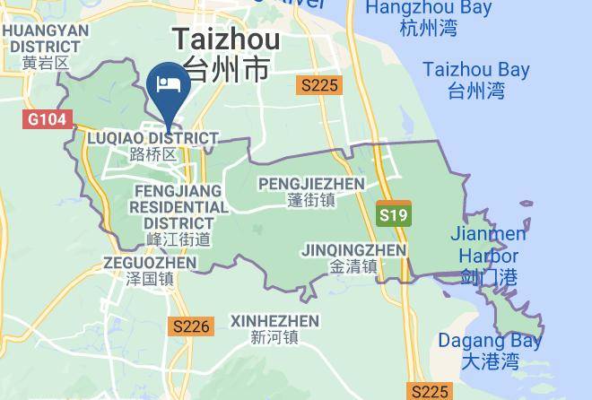 Taizhou - Taizhou Nice Boutique Theme Hotel Maps