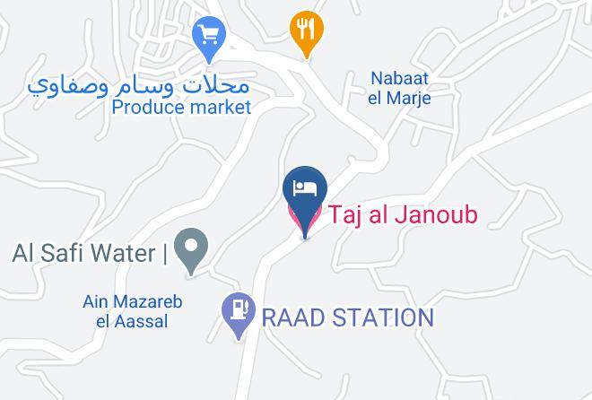 Jbaa En Nabatiye - Taj Al Janoub Hotel Maps