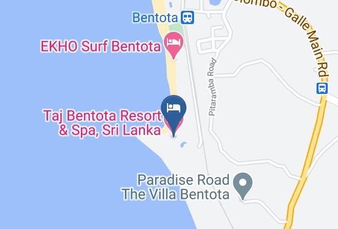 Galle - Taj Bentota Resort & Spa Sri Lanka Maps