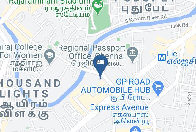 Taj Connemara Chennai Map