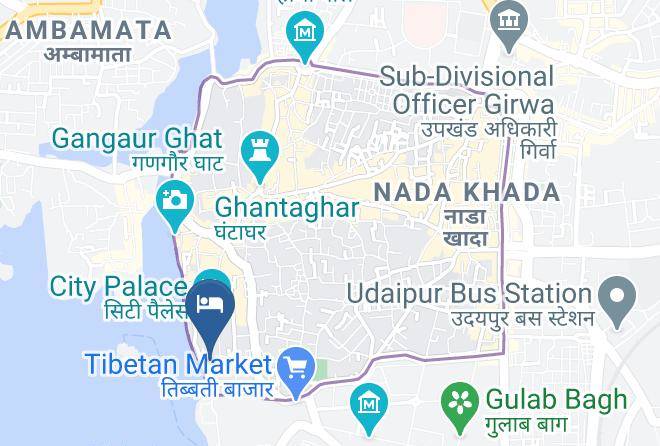 Udaipur - Taj Fateh Prakash Palace Maps