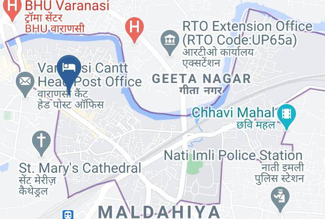 Varanasi - Taj Ganges Varanasi Maps