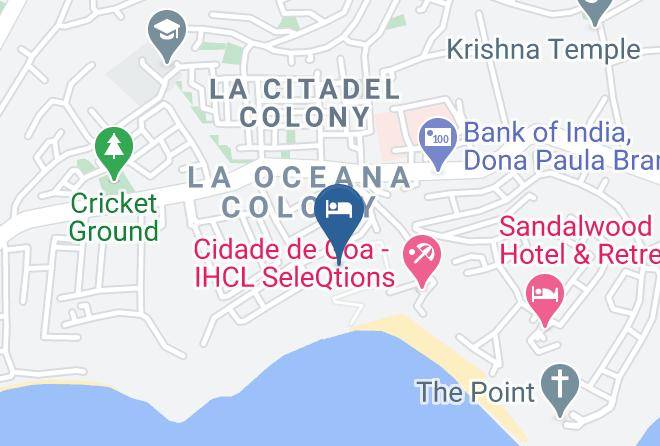 Taj Hotel & Convention Centre Goa Map