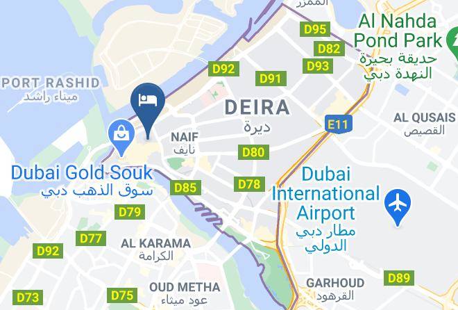 Dubai - Taj Naif Hotel Maps