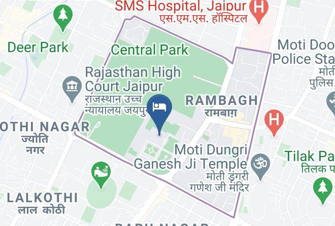 Jaipur - Rambagh Palace Jaipur Maps